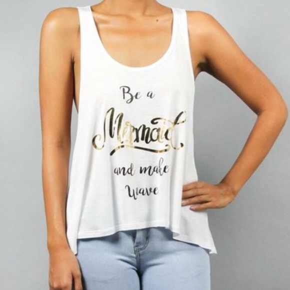 Popular Basics Tops - Be a Mermaid 🧜♀️ 😍 causal Tank top Popular Basics Tops - Be a Mermaid 🧜♀️ 😍 causal Tank top